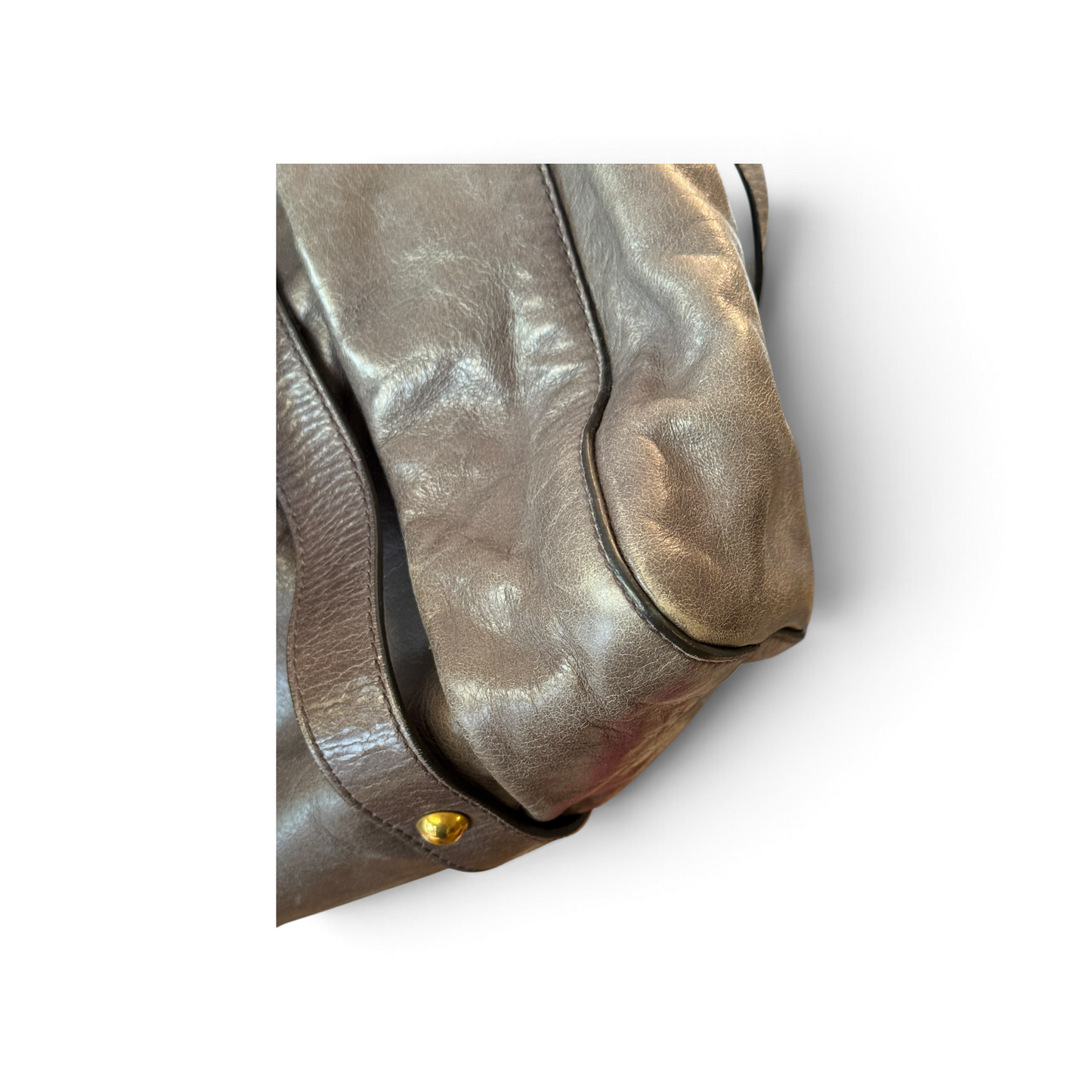 Miu Miu Vitello Cuir de veau Gris — vue 17