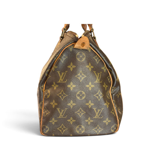Louis Vuitton Speedy 30 Toile Monogram Marron — vue 2