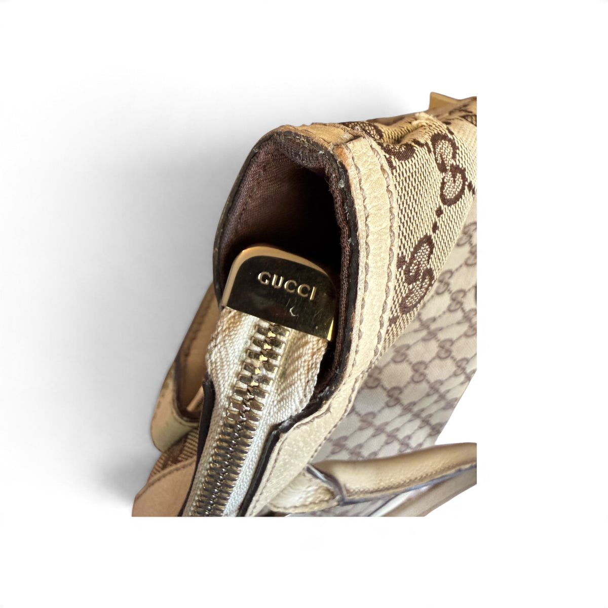 Gucci Princy Toile GG Beige / Blanc — vue 14