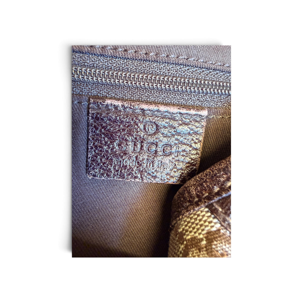 Gucci Abbey Toile GG Beige / Marron — vue 11