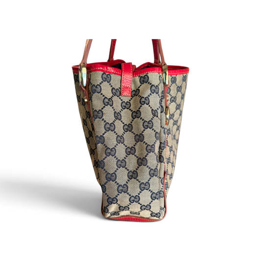 Gucci Abbey cuir rouge