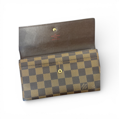 Louis Vuitton Sarah Portefeuille Damier Ébène