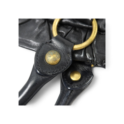 Miu Miu Vitello Cuir de veau Noir — vue 7