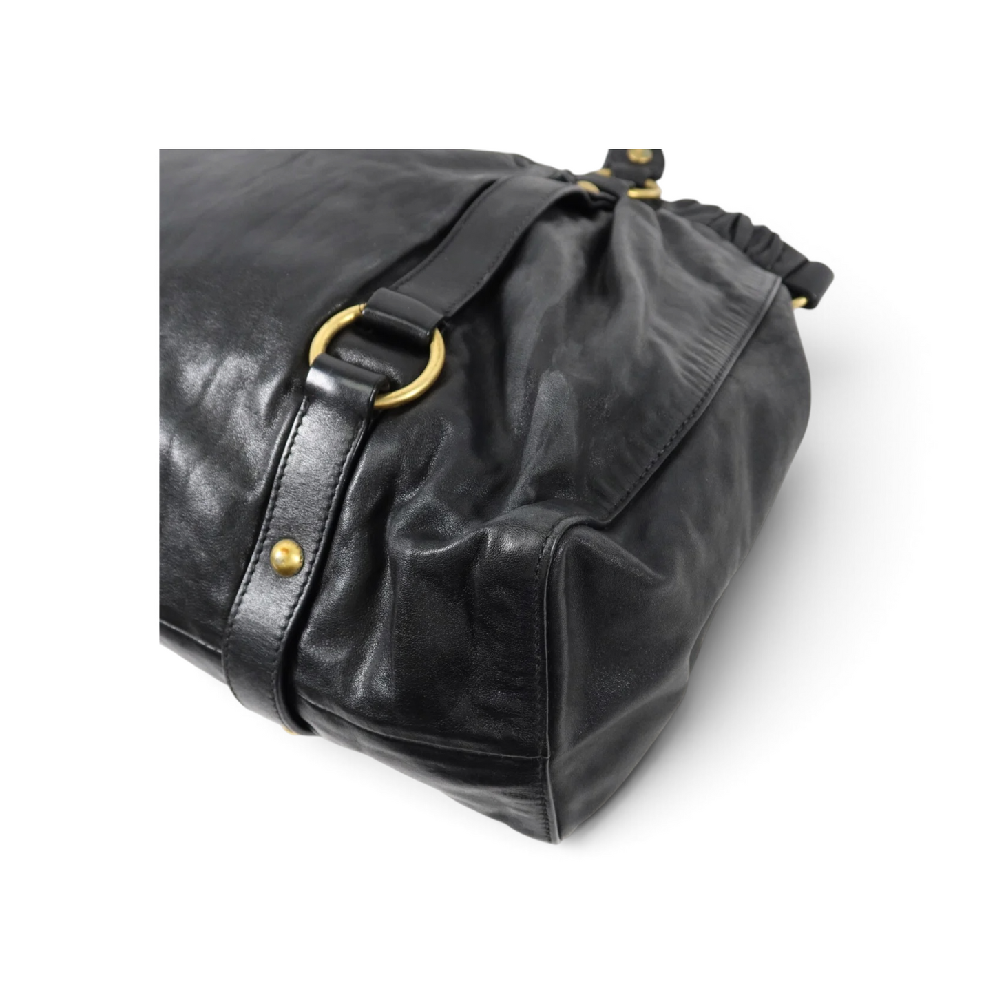 Miu Miu Vitello Cuir de veau Noir — vue 14