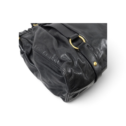 Miu Miu Vitello Cuir de veau Noir — vue 15