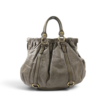 Miu Miu Vitello Cuir de veau Gris — vue 2