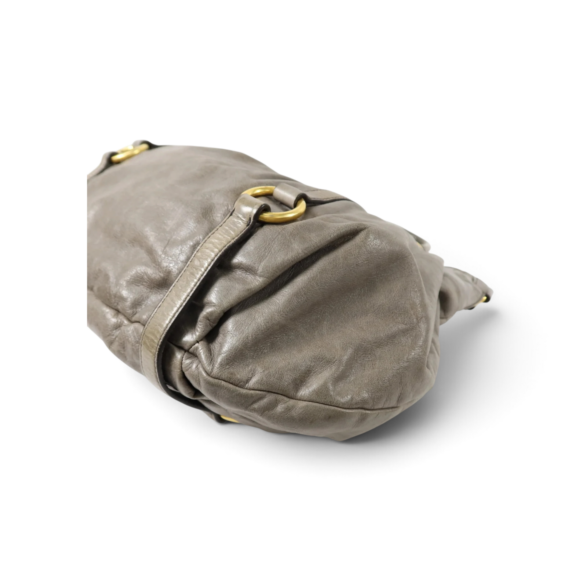 Miu Miu Vitello Cuir de veau Gris — vue 11