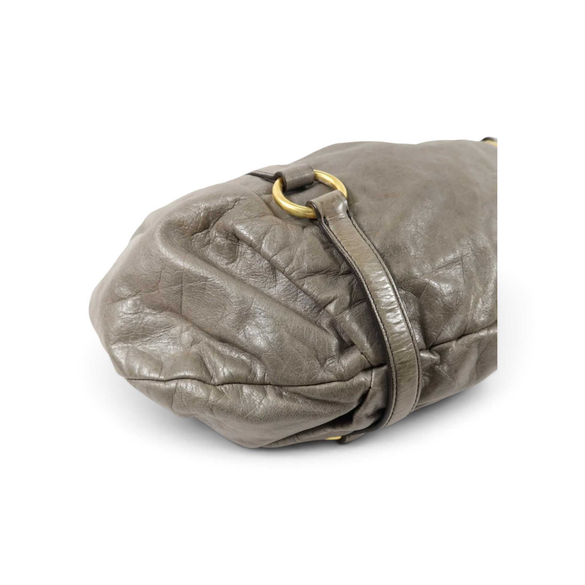 Miu Miu Vitello Cuir de veau Gris — vue 12