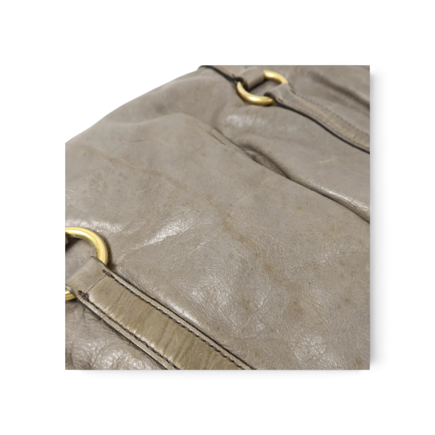 Miu Miu Vitello Cuir de veau Gris — vue 16