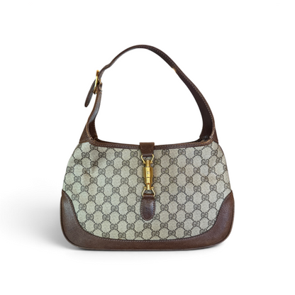 Gucci Jackie Toile GG Beige / Marron — vue 1