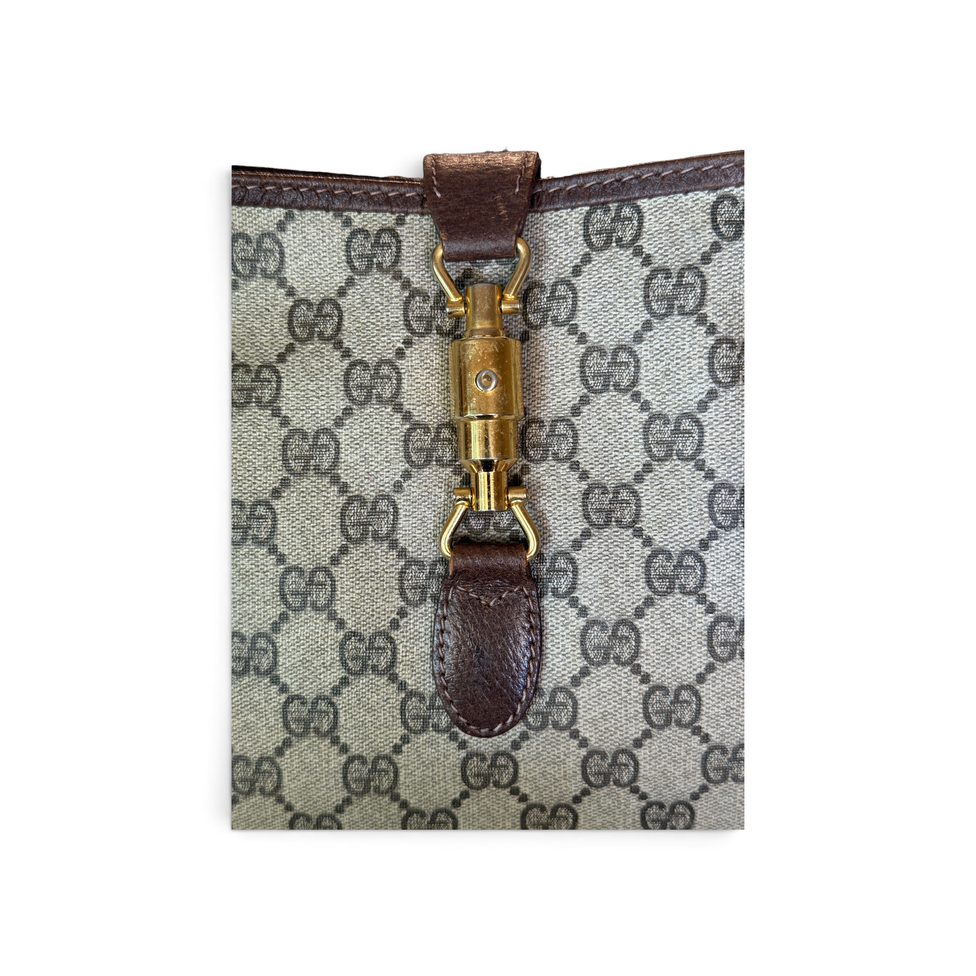 Gucci Jackie Toile GG Beige / Marron — vue 5