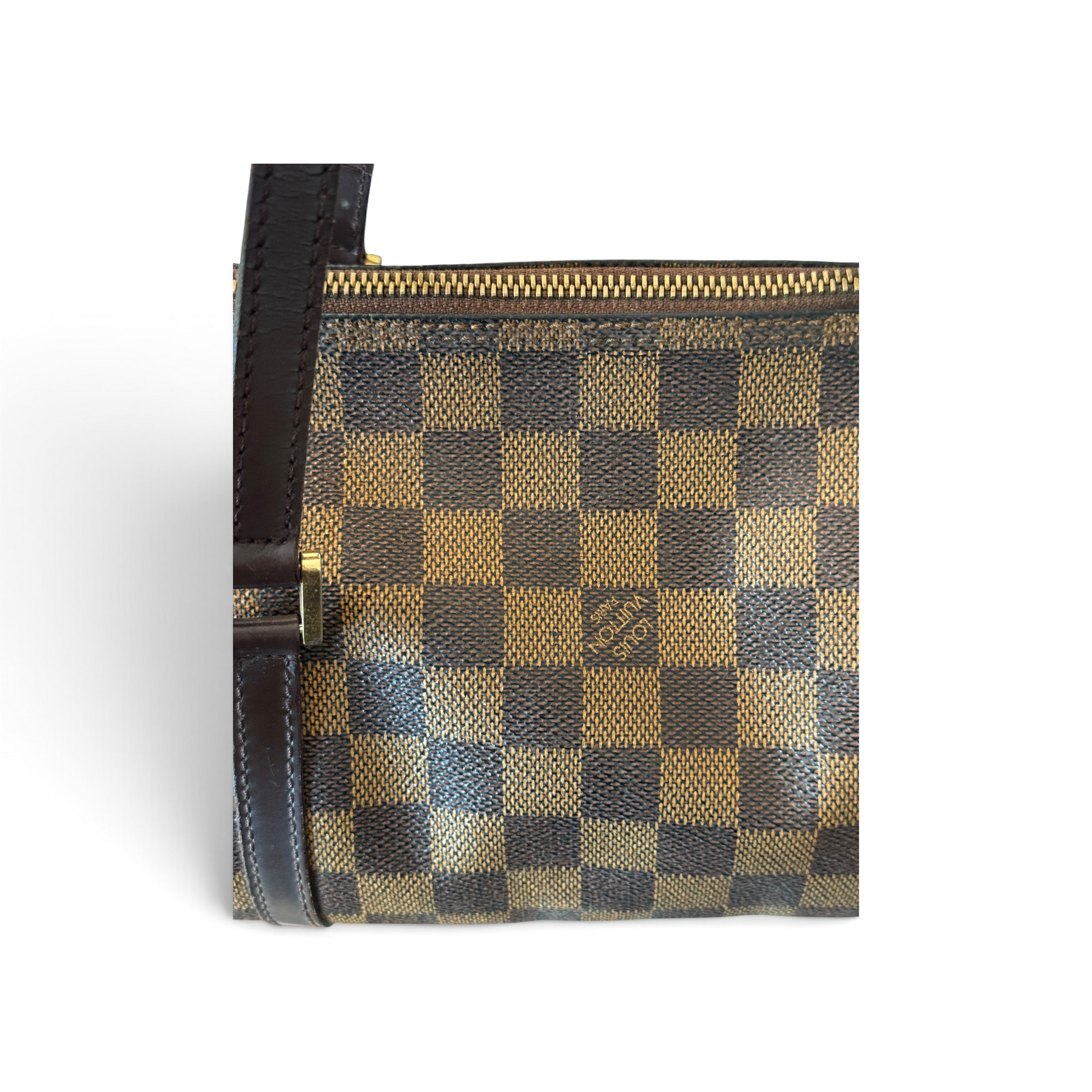 Louis Vuitton Papillon 30 & Mini Damier Ébène Marron — vue 15