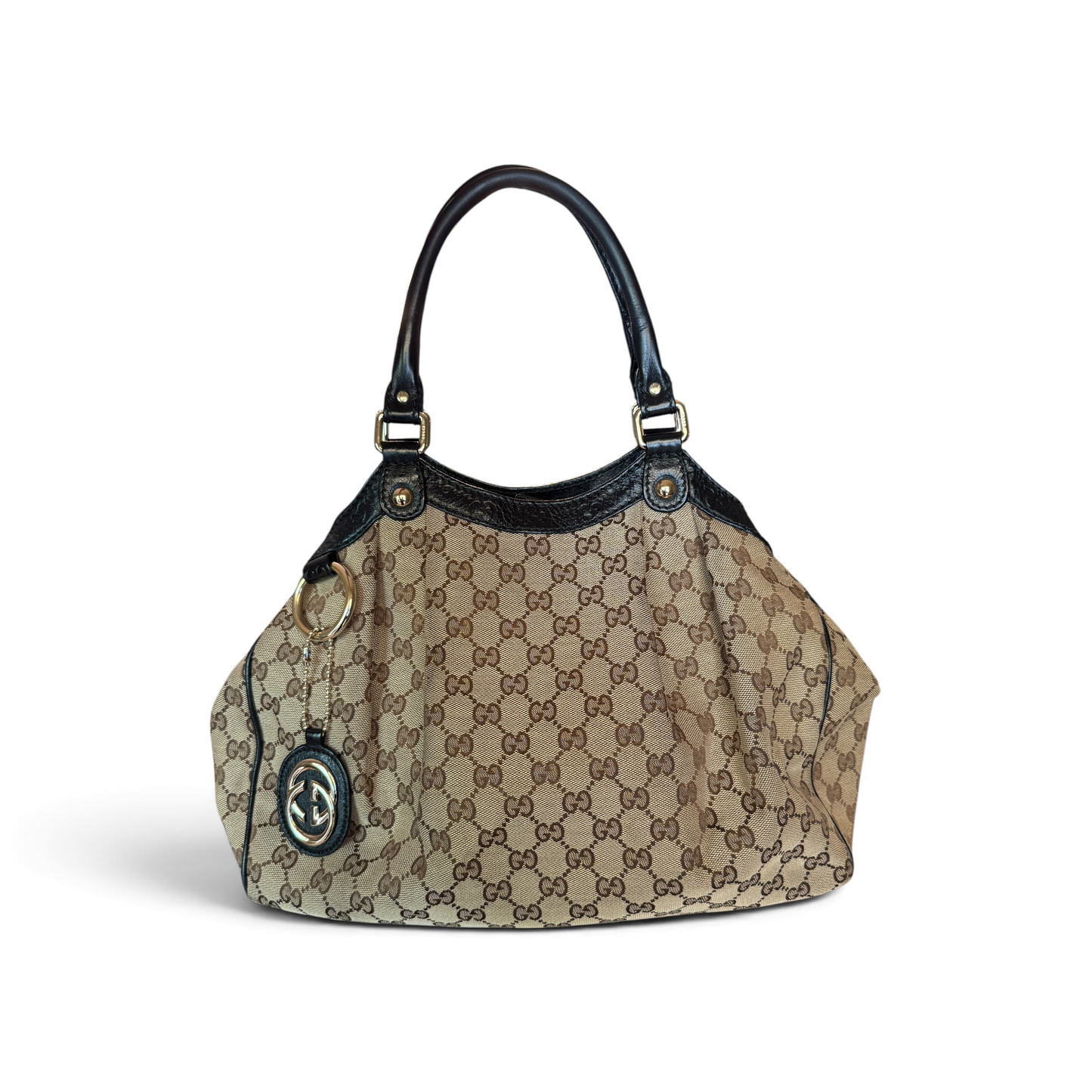 Gucci Sukey Toile GG Beige / Noir — vue 2