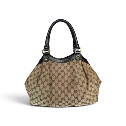 Gucci Sukey Toile GG Beige / Noir — vue 4