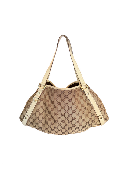 Gucci Abbey Toile GG Beige — vue 1