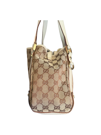 Gucci Abbey Toile GG Beige — vue 2