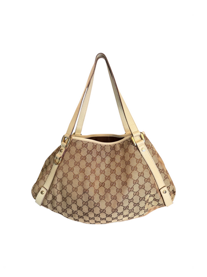 Gucci Abbey Toile GG Beige — vue 3