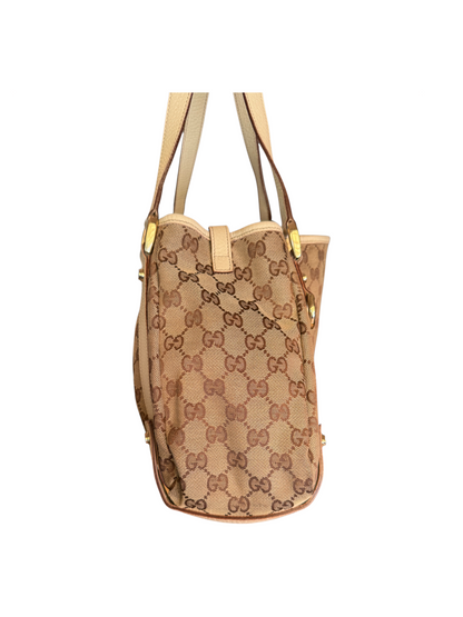 Gucci Abbey Toile GG Beige — vue 4
