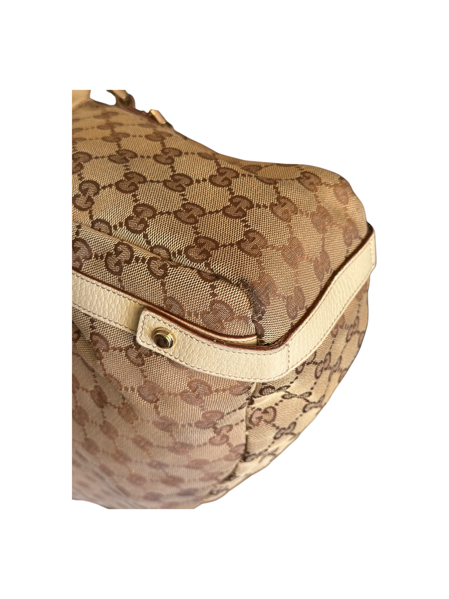 Gucci Abbey Toile GG Beige — vue 8