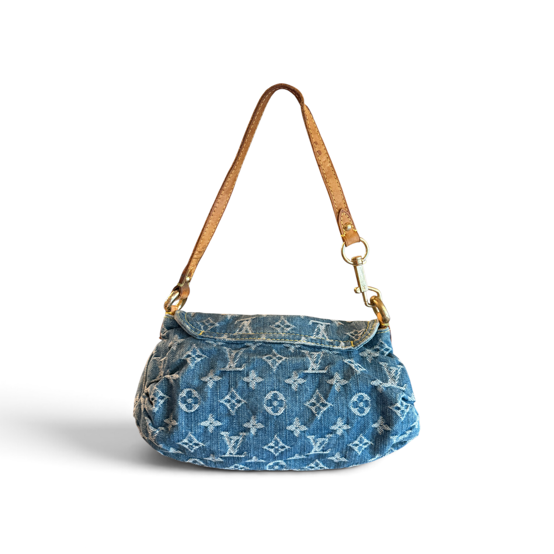 Louis Vuitton Mini Pleaty Monogram, Denim Bleu — vue 2