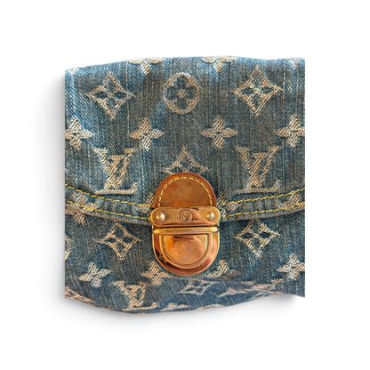 Louis Vuitton Mini Pleaty Monogram, Denim Bleu — vue 6