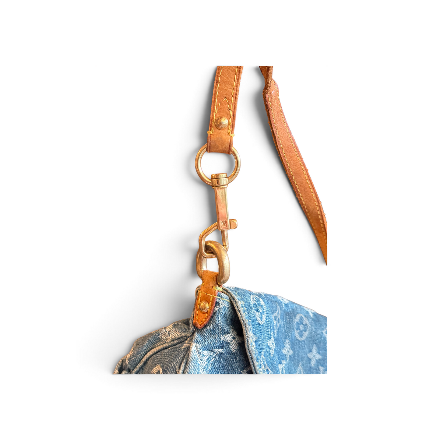 Louis Vuitton Mini Pleaty Monogram, Denim Bleu — vue 7