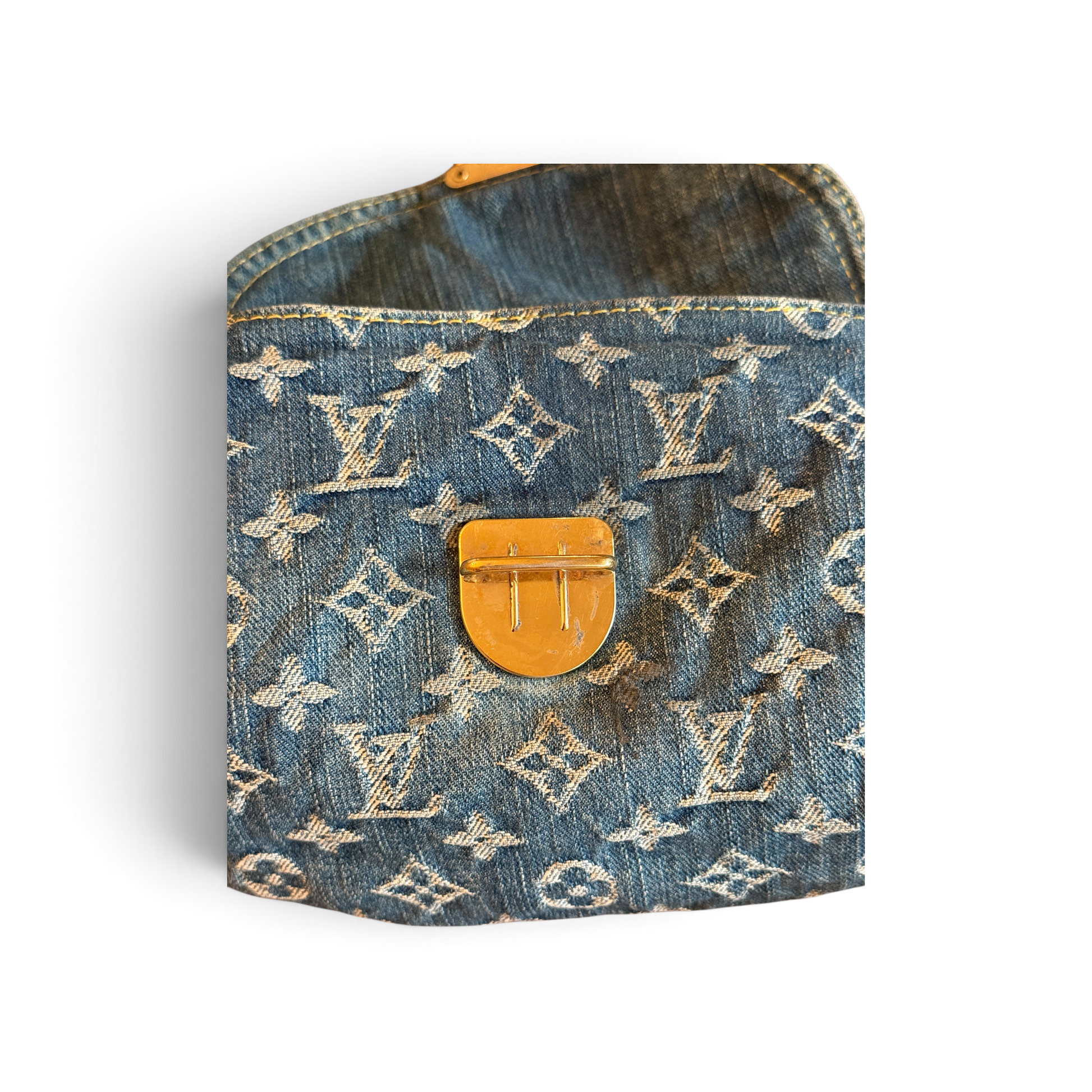Louis Vuitton Mini Pleaty Monogram, Denim Bleu — vue 10