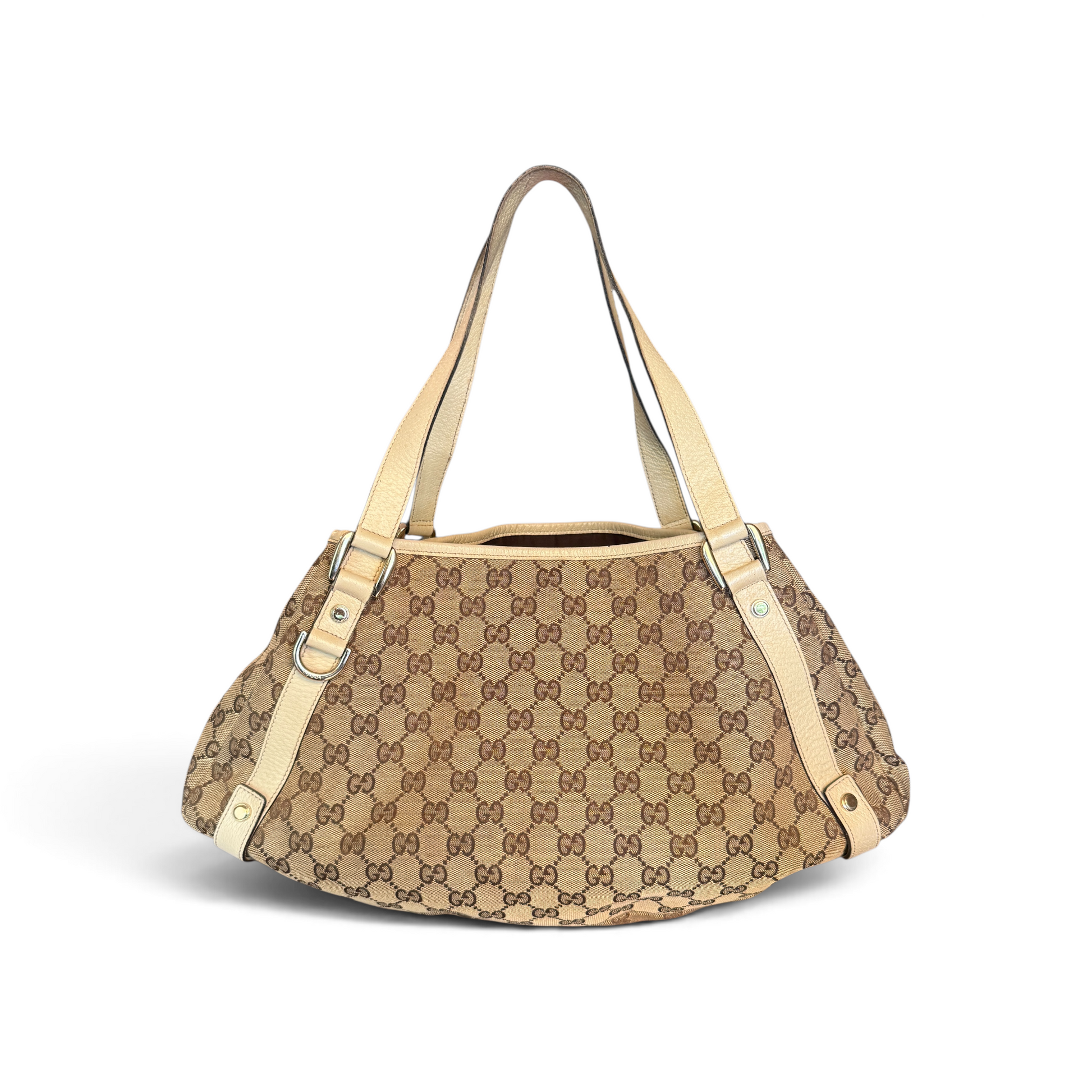 Gucci Abbey Toile GG Beige — vue 1
