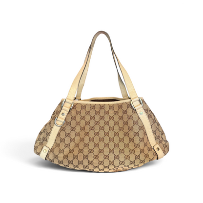 Gucci Abbey Toile GG Beige — vue 1
