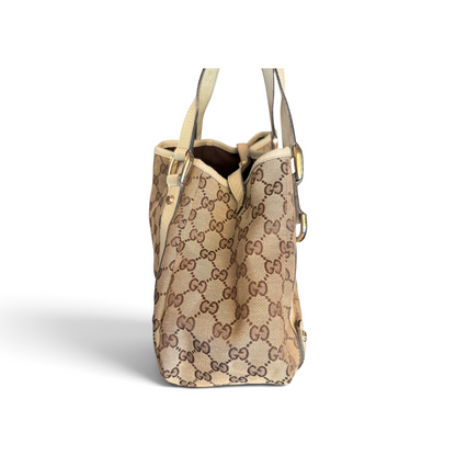 Gucci Abbey Toile GG Beige — vue 4