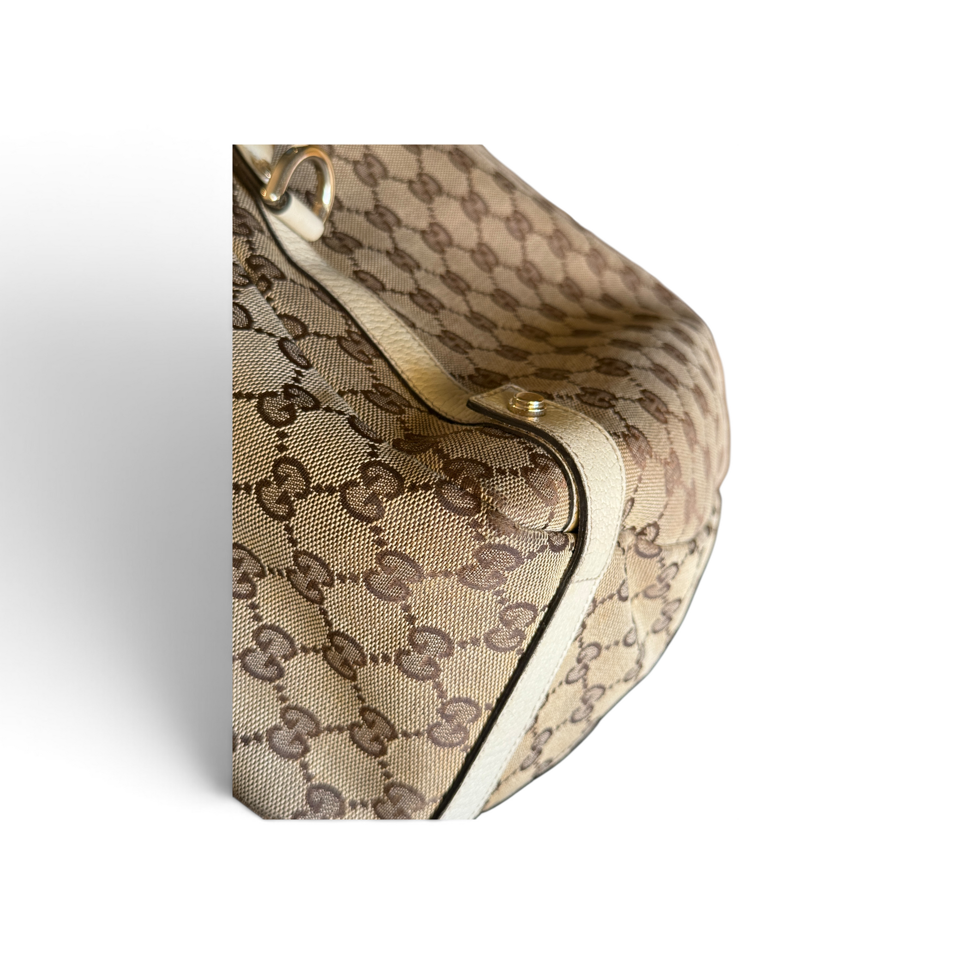 Gucci Abbey Toile GG Beige — vue 7