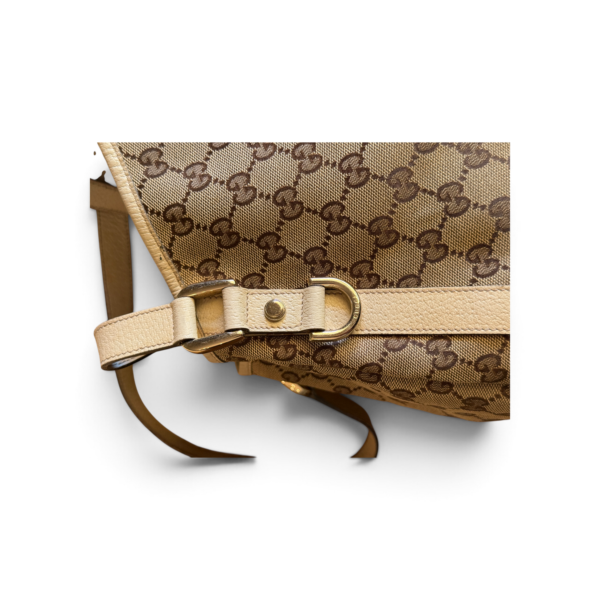 Gucci Abbey Toile GG Beige — vue 9