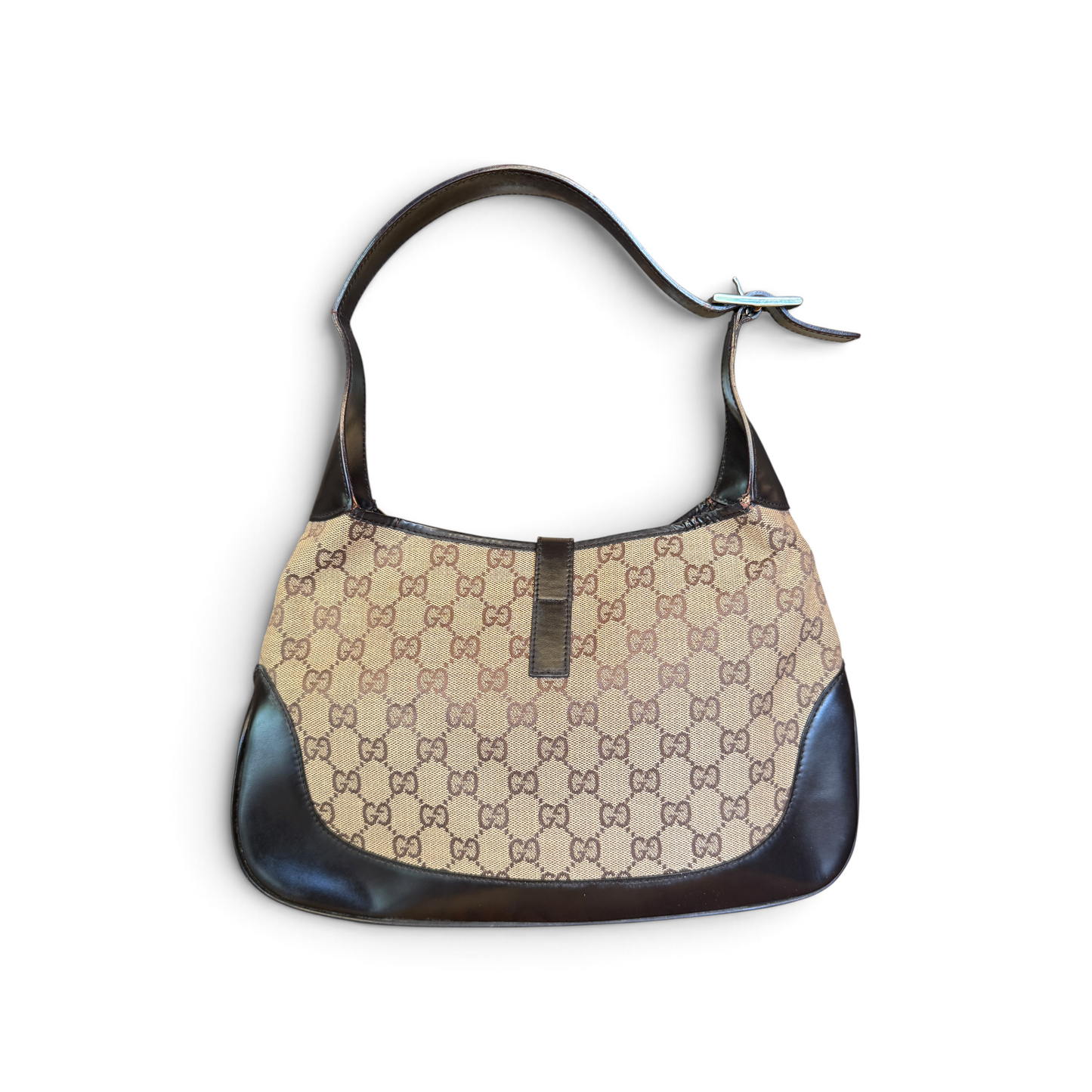 Gucci Jackie Toile GG, Sherry Line Beige / Noir — vue 3