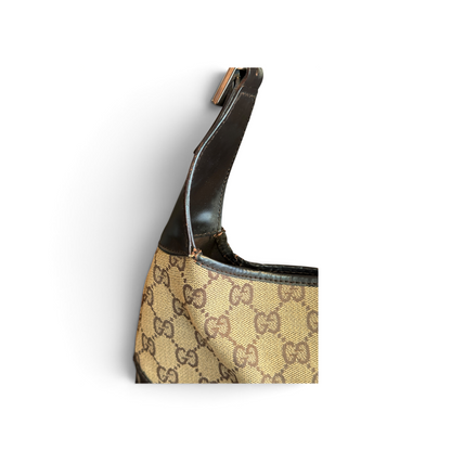 Gucci Jackie Toile GG, Sherry Line Beige / Noir — vue 10