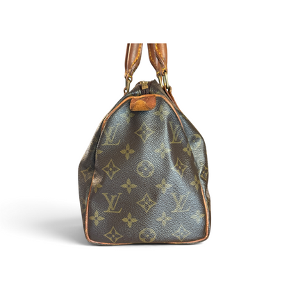 Louis Vuitton Speedy 25 Monogram Marron — vue 4
