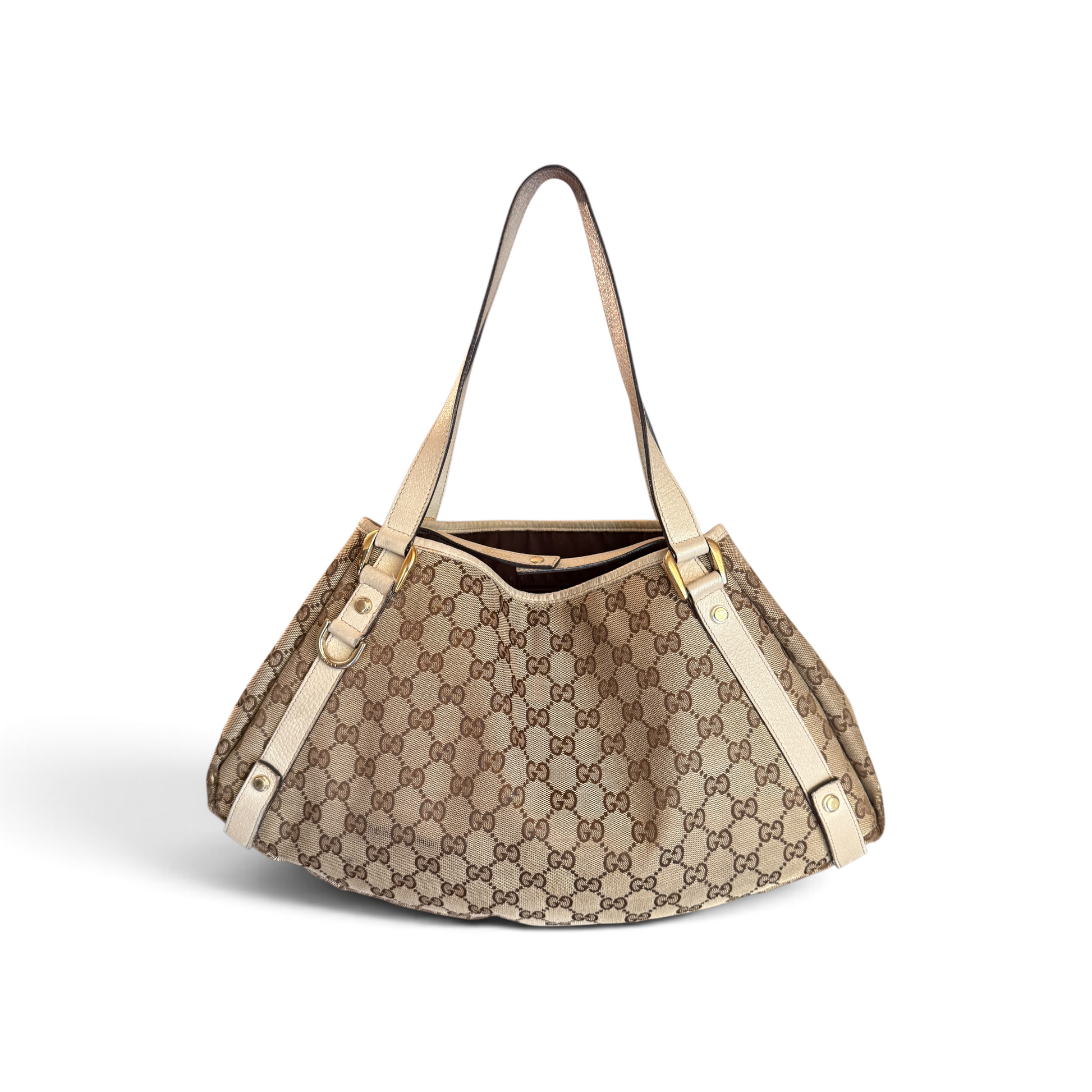 Gucci Abbey Toile GG Beige — vue 3