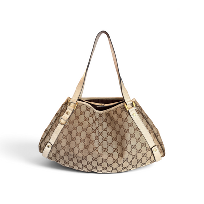 Gucci Abbey Toile GG Beige — vue 3