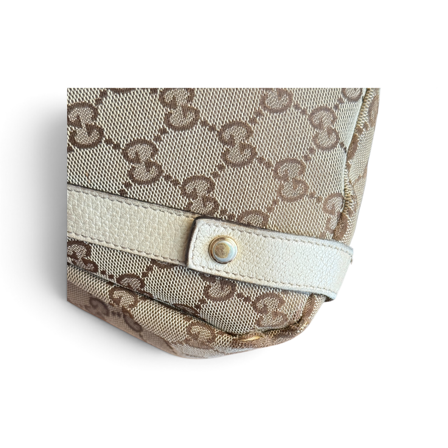 Gucci Abbey Toile GG Beige — vue 9
