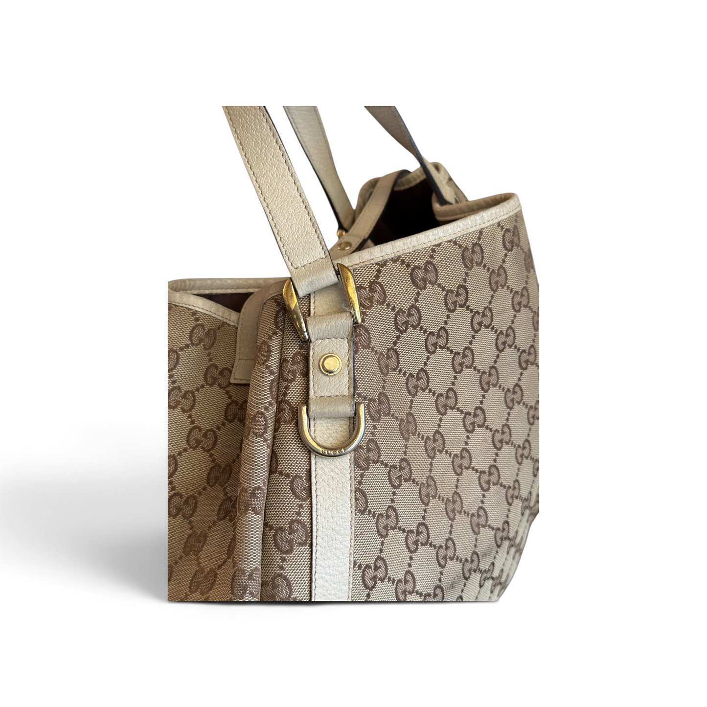Gucci Abbey Toile GG Beige — vue 11