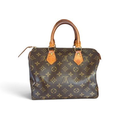 Louis Vuitton Speedy 25 Monogram Marron — vue 3