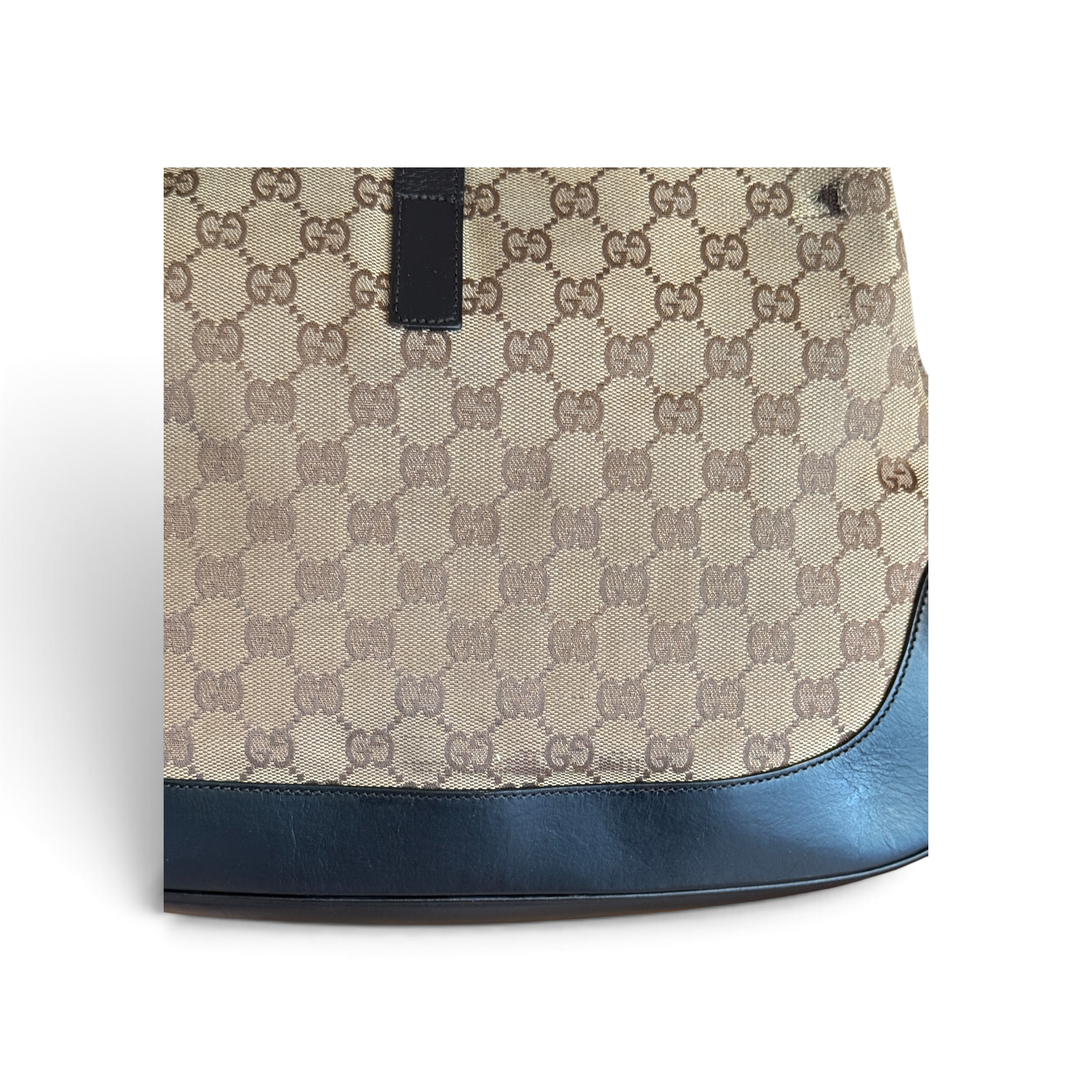 Gucci Jackie Toile GG Beige / Noir — vue 9