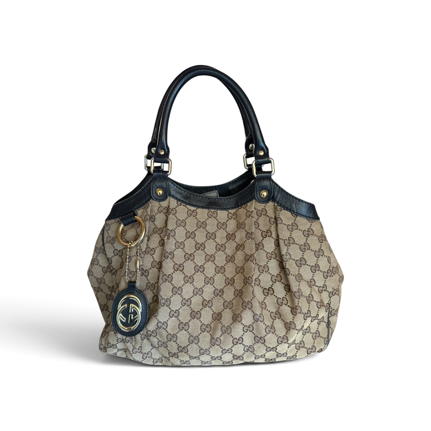 Gucci Sukey Toile GG Beige / Noir — vue 1