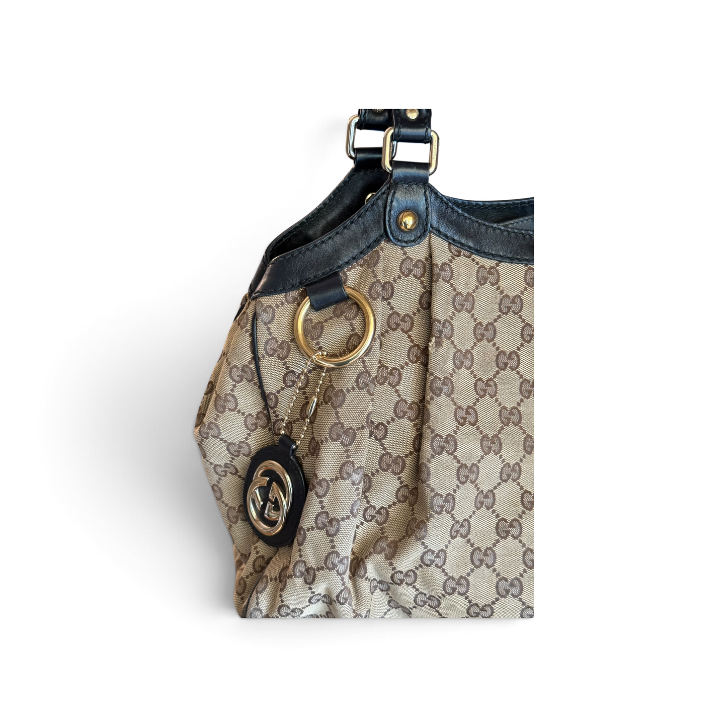 Gucci Sukey Toile GG Beige / Noir — vue 5