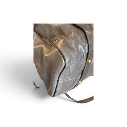 Miu Miu Vitello Cuir de veau Gris — vue 10