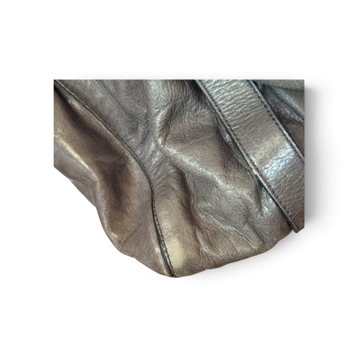 Miu Miu Vitello Cuir de veau Gris — vue 16