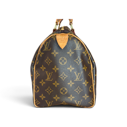 Louis Vuitton Speedy 30 Monogram Marron — vue 4
