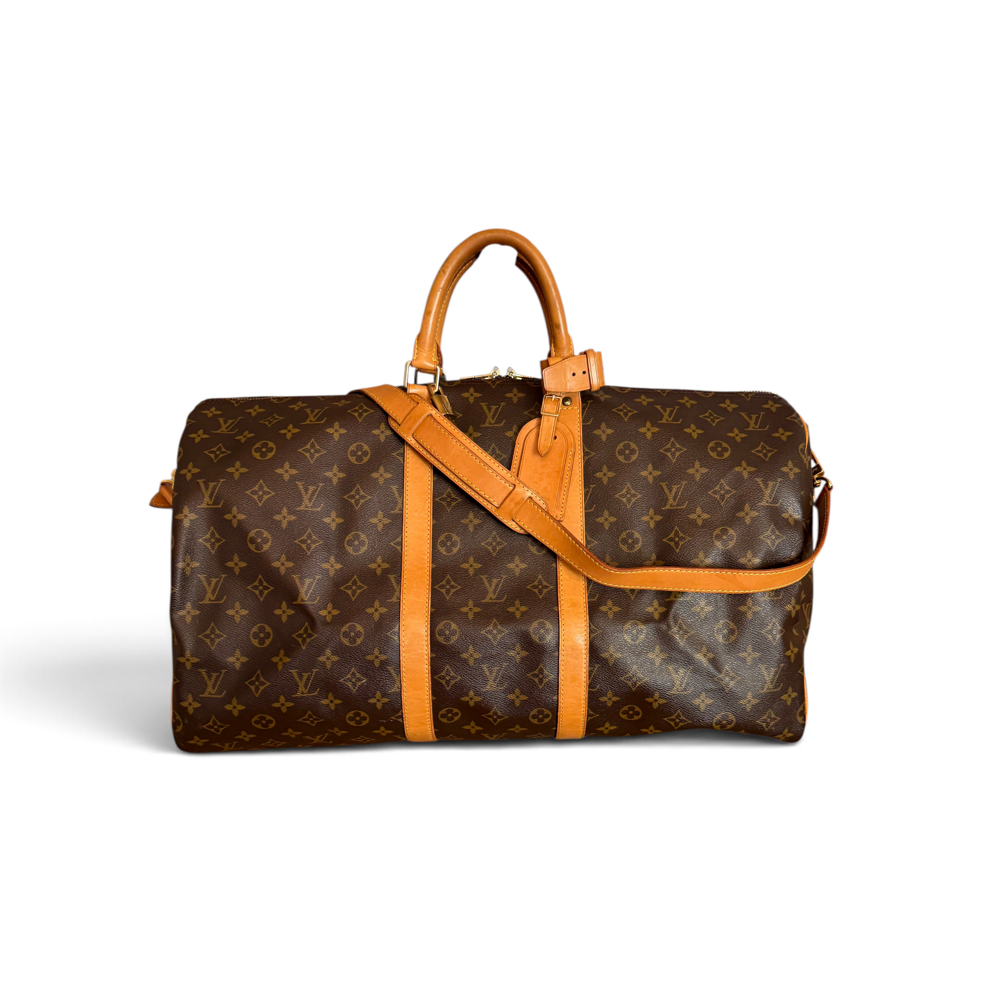 Louis Vuitton Keepall 55 Monogram Marron — vue 1