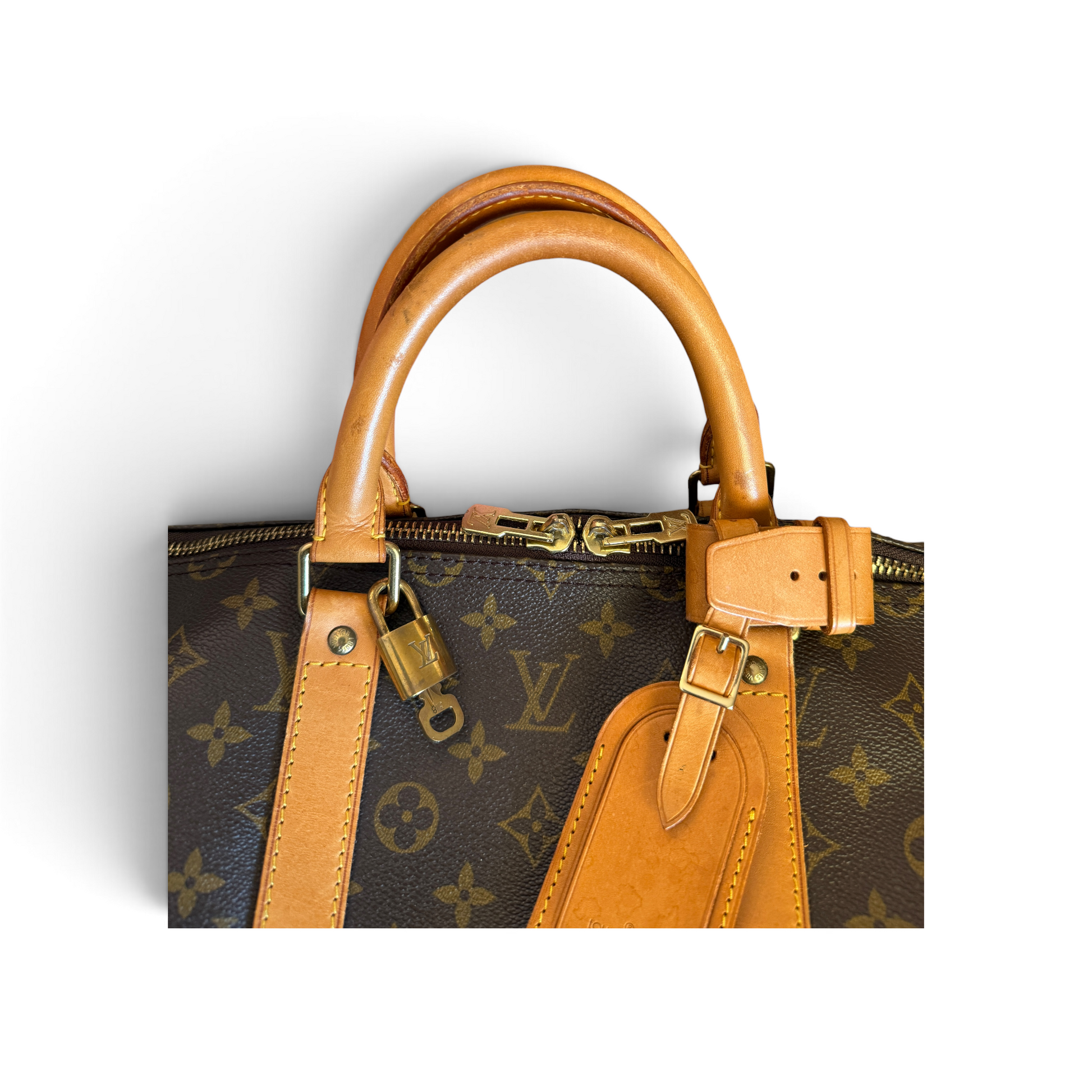 Louis Vuitton Keepall 55 Monogram Marron — vue 8