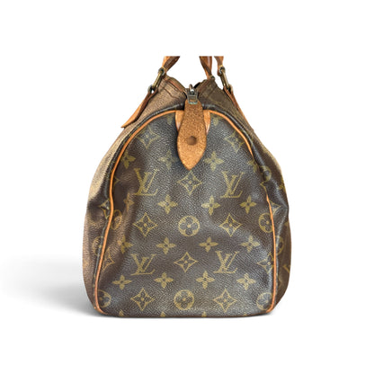 Louis Vuitton Speedy 30 Toile Monogram Marron — vue 4