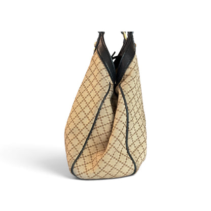Gucci Sukey Toile, Cuir Beige — vue 3